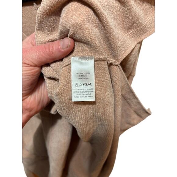 Barefoot Dreams Dusty Rose Pink CozyChic Lite Pointelle Cardigan Sweater sz S - Picture 6 of 7